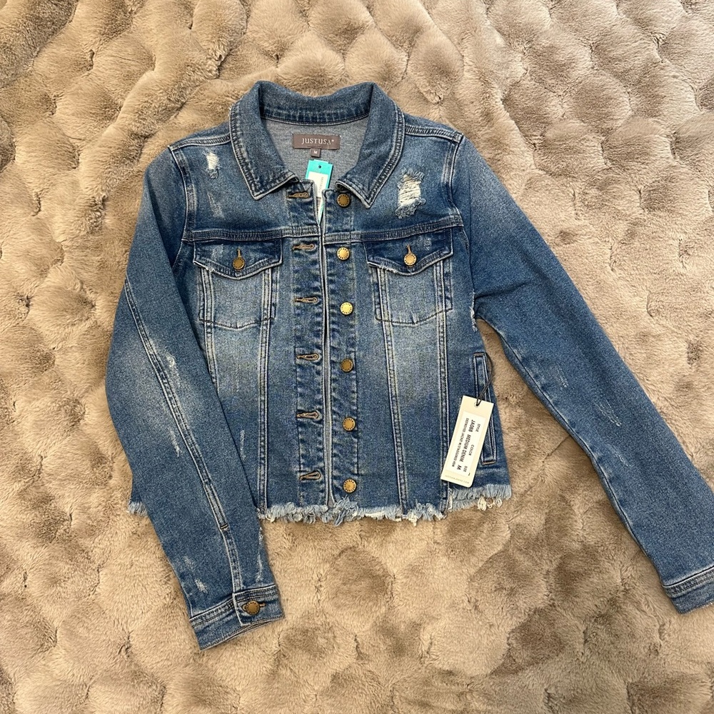 JustUSA denim jacket, size medium